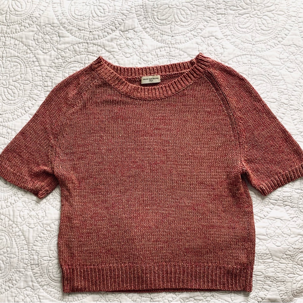 Dries Van Noten Linen Sweater, Size M/L. Very Good Condition, No Signs Of Wear!